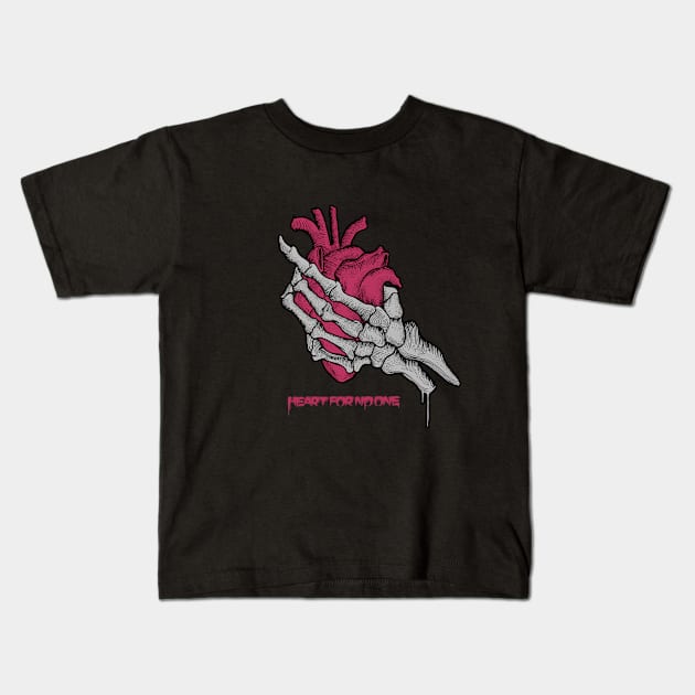 heart for no one Kids T-Shirt by graffitiasik